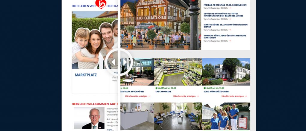 Vorher/Nachher: Virtueller Marktplatz Bruchköbel Virtueller Marktplatz Bruchköbel